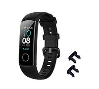 iJiGui Lot Bracelet de Compatible avec Huawei Honor Band 4/5 Remplacement, Silicone Bande de Remplacement Réglable Sangle pour Honor Band 5/Band 4 (Noir)
