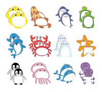 iJiZuo 720 Pièce Mignon Ensemble de Sticky Notes Autocollantes | Drôles Kawaii Sticky Notes, Autocollants Convient aux Mémos, Messages(Motif animal marin)
