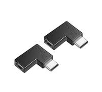iJiZuo Adaptateur Coudé USB C 3.1 Mâle vers Femelle, 90 Degrés Type C, pour PC, Ordinateur Portable, Tablette et Téléphone Portable