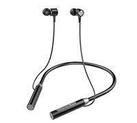 iJiZuo Bluetooth Ecouteurs sans-Fil, Sport Ecouteurs Bluetooth 5.1 Tour de Cou, Fast Stream No Delay, Prend en Charge Une Carte TF supplémentaire pour la Course à Pied, la Gym, Le Sport, Noir