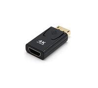 iJiZuo Displayport 4K vers Hdmi Adaptateur, Adaptateur HDMI Display Port, Adaptateur Compatible avec Ordinateur De Bureau/Pc/Moniteur/HDTV, Adapté Aux éQuipements Displayport Et Hdmi Connexion