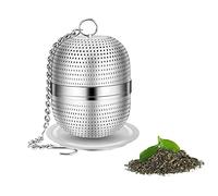 iJiZuo Infuseur Thé, Acier Inoxydable Filtre à thé pour thé, Passoire à Thé en Maille de Boule, pour Thé, Épices et la Plupart des Tasses et Théières
