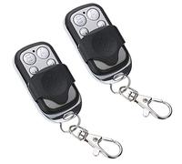 iJiZuo Portail Copie Télécommande Universelles[2 Pièces], Télécommandes universelles de Portail 433MHz, pour Portail Automatique Porte de Garage, Portail Alarme 4 Boutons