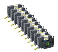 IJOSADON 10pcs HSE-231 Étiquettes compatibles des Tubes Thermiques Compatible avec Les modèles de Fabricants d'étiquettes HSE-211 221 241 251 611 621 631 641 651(10PK Hse-611)