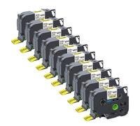 IJOSADON 10pcs HSE-231 Étiquettes compatibles des Tubes Thermiques Compatible avec Les modèles de Fabricants d'étiquettes HSE-211 221 241 251 611 621 631 641 651(10PK Hse-651)