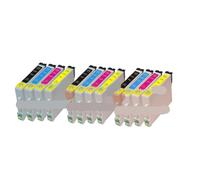 IJOSADON 12 Cartouches à Encre compatibles Pack T0441 T0442 T0443 T0444 Compatible avec Le Stylet C64 C66 C84 C86 CX3600 CX3650 CX6400