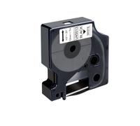 IJOSADON 1PCS 12 mm Étiquette Cassette Ribbon Compatible avec la Bande D1 45010 45013 45016 45017 45018 Compatible avec LabelManager 160 280 et Les Fabricants d'étiquettes similaires(Black on White)