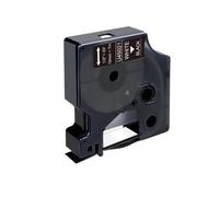 IJOSADON 1PCS 12 mm Étiquette Cassette Ribbon Compatible avec la Bande D1 45010 45013 45016 45017 45018 Compatible avec LabelManager 160 280 et Les Fabricants d'étiquettes similaires(White on Black)