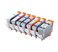 IJOSADON 1set PGI-5BK CLI-8 CLI-8PC CLI-8PM Cartridge À L'ENK Compatible avec MP950 MP960 MP970 MP-960 MP-970 IMPRIMANCE Encre Plus