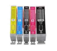 IJOSADON 5pcs Cartouches à Encre Rechargeables vides compatibles avec PGI-670 CLI-671 Compatible avec Mg5760 Mg5765 Mg5766 Mg6860 Mg6865 Mg6866 TS6060 TS5060 TS9060 TS8060