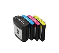 IJOSADON Cartouche à Encre Compatible avec Puce Compatible avec 940 hp940xl Compatible avec OfficeJet Pro 8000 8500A 8500 imprimantes(1BK1C1M1Y)