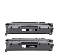 IJOSADON Cartouche de Toner 2PK CE505X, Compatible avec Les modèles d'imprimante 05X P2050 P2055x P2055 Compatible avec numéro de pièce CE505X