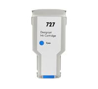 IJOSADON Cartouche d'encre Compatible 300ml Compatible avec HP727XL, conçue Compatible avec Les imprimantes DesignJet T920 T930 T1500 T1530 T2500 T2530(Cyan 300ml)