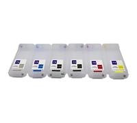 IJOSADON Cartouche d'encre Rechargeable 280ML, Compatible avec HP72 C9370A, Compatible avec imprimantes Designjet T1120ps T1120hd T1120sd T1200hd T2300emfp, avec Puce