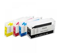 IJOSADON Cartouche d'encre Rechargeable, Compatible avec 711 950 Compatible avec DesignJet T520 T120 T530 T130 T125 T525 Pro 8100 8600 8610 8620, sans Puce