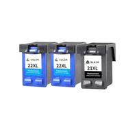 IJOSADON Cartouches à Encre compatibles Compatible avec Le Remplacement 21xl 22xl Compatible avec HP21 Deskjet F300 Série F310 F325 F335 F340 F350 F370 F380 F385 F390(1BK and 2COLOR)