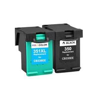 IJOSADON Cartouches d'encre de Remplacement compatibles Compatible avec HP350 350xl 351xl Compatible avec DeskJet D4200 D4260 D4263 D4360 OfficeJet J5730 5780 5785(1 Set)