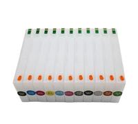 IJOSADON Cartouches d'encre Rechargeables de 200ml, avec Puce Arc, compatibles avec Les modèles d'imprimante Stylus Pro 4900 T6531 T6539 T653A T653B, 11 pièces