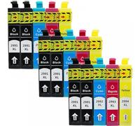 IJOSADON Compatible 12 Pack T2991 29XL CARTRIDGES À L'ENK Compatible avec XP235 XP247 XP245 XP332 XP335 XP342 XP345 XP435 XP432(6BK 3C 3Y 3M)