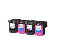 IJOSADON Compatible avec HP652 652 Deskjet 1115 1118 2135 2136 2138 3635 3636 3835 4535 4536 4538 4675 652xl CARTRIDGES À L'ENK COMPATIBLES COMPATIBLES(2BK and 2COLOR)