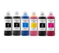 IJOSADON Encre pigmentée 1000ML Compatible avec Cartouche d'encre 70 Compatible avec imprimantes de Traceur Designjet Z3100 Z3200 Z5200 Z2100 Z5400(1000ml-Light Cyan)