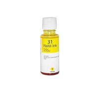 IJOSADON Kit de Recharge d'encre à Colorant Compatible avec 30 31 Compatible avec Les modèles de réservoir d'encre 315 318 319 415 419 et réservoir sans Fil 450 455 457 imprimante(1Bottle-Y)