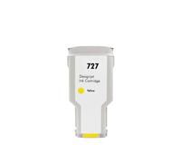 IJOSADON Pigment 300 ML Pigment 130 ML Cartouche à Encre de Colorant avec Puce Compatible avec 727 727xl imprimantes et DesignJet T920 T930 T1530 T2530 T1500 T2500 Série(Y 300ml Dye)