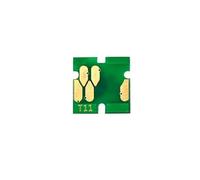 IJOSADON Puce de Cartouche d'encre Compatible avec l'amérique du sud, Compatible avec WF-C5890 WF-C5390 T11A1 T11B1 T11A2 T11A3 T11A4, à Usage Unique(T11A3 Chip Magenta)