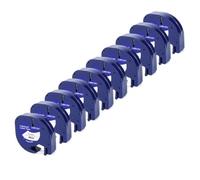 IJOSADON Rassette d'étiquette Compatible 12 mm Compatible avec LT100H 100T Comprend 5 10 20 Pack 91201 12267 91221 91331 91202 91200(10PK Black on White)