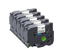 IJOSADON Rouvre à Pochoir 5pcs Compatible avec Ste-151 24 mm x 3m Noir sur Clear for Imprimante