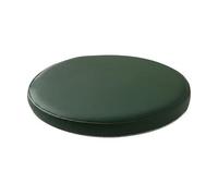 IJQXLA 30 * 30cm Coussin de Chaise Rond antidérapant en Mousse à mémoire de Forme en Cuir PU pour Salle à Manger, Bar - Coussin d'assise imperméable