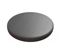 IJQXLA 30 * 30cm Galette De Chaise Ronde Imperméable, Coussin De Siège en Cuir Antidérapant, Coussin De Chaise Ronde avec Housse en Cuir À Fermeture Éclair Amovible