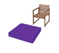 IJQXLA Coussin de Chaise épais et imperméable en Mousse à Huit Plis (45 x 50 cm) pour Cuisine, Salle à Manger, Salon, Jardin, terrasse, Meubles en rotin, Housse Amovible zippée