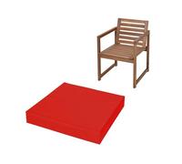 IJQXLA Coussins de Chaise à Bascule de Patio intérieur imperméables 22" x 22" (56 x 56 cm) Coussin de Chaise épais et imperméable en Mousse pour Cuisine, Salle à Manger, Salon et Jardin, meub
