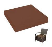 IJQXLA Coussins de siège d'extérieur imperméables 48 x 50 cm Housse Amovible Coussin Intérieur Extérieur Matériau résistant à l'eau Cuisine Salle à Manger Salon Patio Jardin Bureau Café Mousse