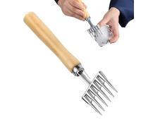 IJsbeitels Ciseau à main avec anneau en aluminium IJs Ciseau Veiligheid, Zwaar Uitgevoerde Hakker Voor Bar Huis Keuken Camping