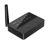 IJSDNVJNDX 2-en-1 Bluetooth 5.3 Émetteur Récepteur Audio HD Faible Latence 3,5 mm AUX Adaptateur sans pour TV PC Haut-Parleur de Voiture