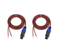 IJSDNVJNDX 2pcs Câble de Haut-Parleur Speakon Speakon au de Haut-Parleur Cordon Audio Cordon de Connexion de L'Amplificateur