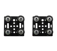IJSDNVJNDX 2X Imprimante 3D Aluminium 2020 V-Slot Slide Plate pour Profils V-Slot Five Roulette