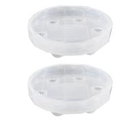 IJSDNVJNDX 2X Nouveau Mini de Table en Resine Creatif Moule en Silicone Moule Epoxy Moule de Table D'Exposition Outils D'Artisanat DIY (Moules Seulement)