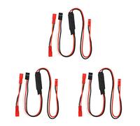 IJSDNVJNDX 3X Treuil Ch3 3 Voies Ligne de Commande Panneau TéLécommande Récepteur Câble pour 1/10 Rc Chenille Axiale Scx10 Trx4