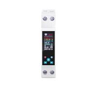 IJSDNVJNDX 50A Tuya WIFI Commutateur Intelligent Disjoncteur LCD Compteur D'Énergie KWh Mesure de Puissance Minuterie Relais Télécommande Vie Intelligente