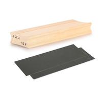 IJSDNVJNDX Bloc de Ponçage de Rayon de Touche de Guitare à Double Usage 7.25 et 15, Bloc de Ponçage de Nivellement de Touche de + Papier Abrasif