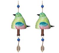 IJSDNVJNDX Cloche de Chant D'Oiseau Suspendue, Carillon à Vent de Campagne, Pendentif de Carillon à Vent en Résine, Décoration de Cour de Maison