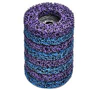 IJSDNVJNDX Kit de 8 Pièces de Roue de Décapage de Disque de Bande pour Meuleuses D'Angle pour Enlever la Rouille de la Roue de Décapage de Peinture Nettoyer les Soudures de Revêtement, 4x5/8 Pouces