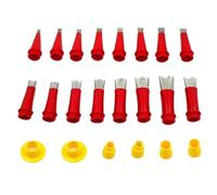IJSDNVJNDX Kit D'Outils de Buse en Caoutchouc Intégré Universel, Kit D'Outils de Calfeutrage, Buse de Finition de Calfeutrage Facile (22 Pièces)