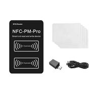 IJSDNVJNDX Lecteur de Puce Intelligente RFID PM Pro Decoder+5XUID, Copieur de Clé NFC 13,56 MHz 125 KHz Badge Write Token ID IC Tag Clone