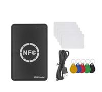 IJSDNVJNDX Lecteur/Écrivain de Puce RFID NFC Smart + 5 Cartes CUID + Porte-Clés UID Duplicateur RFID Copy Clone ID IC Key Badge Copier