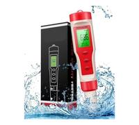 IJSDNVJNDX Ph-Mètre 4 en 1, Ph-Mètre, Testeur de PH Numérique 0,01 Haute Précision avec Plage de Mesure de PH 0-14, pour Boire à, Installation Facile