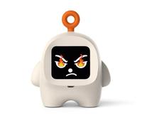 IJSDNVJNDX Robot Intelligent de Dialogue AI, avec Plusieurs Expressions, Langage Émotionnellement Intelligent, Compagnon Émotionnel, Horloge Intelligente, Blanche.